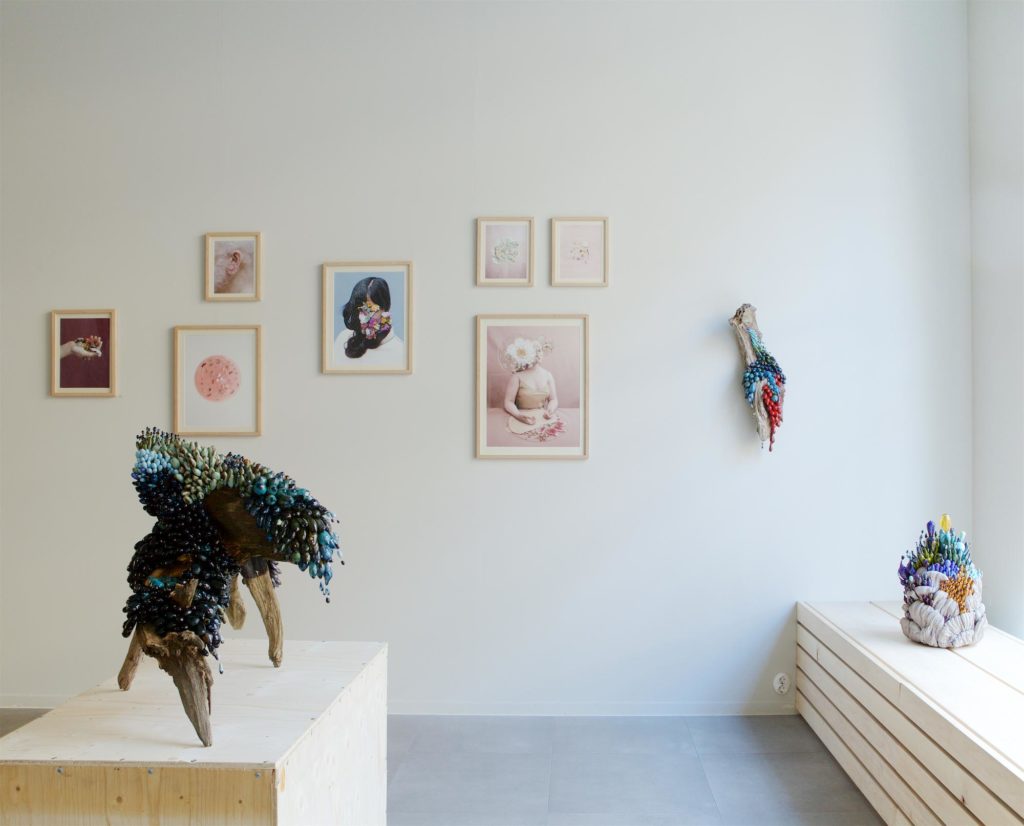 11.10.–11.11.2018
MESI (Eng. Nectar) is a dialogue between the two young artists Matias Liimatainen and Sanna Lehto.