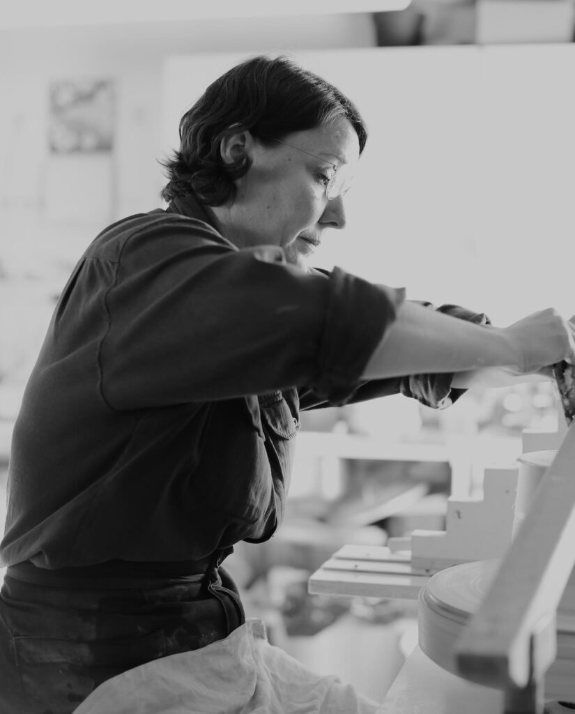 Nathalie Lautenbacher is a Franco-Finnish ceramist, whose extraordinary products and art pieces have been sold at Lokal since its founding year.
